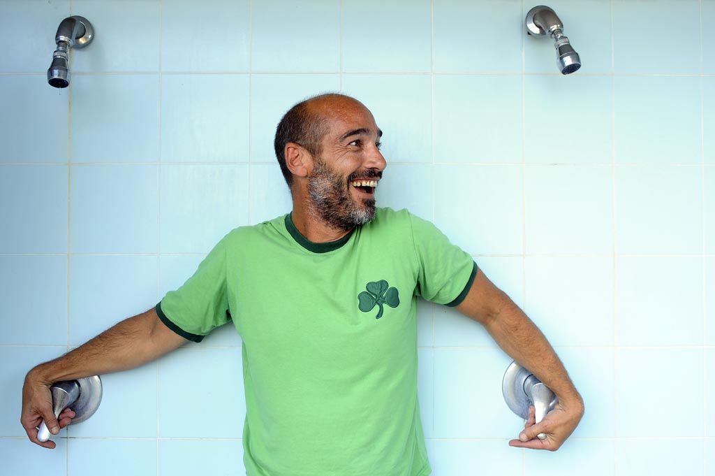 09/04/2008. 65th Venice International Film Festival. Close up of actor Jean Marc Barr for the movie 'Parc'